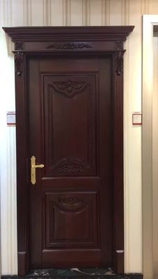 Greeting Stare Portico Odporne na wilgoć solidne mahoniowe drzwi wewnętrzne Współczesne 2,1 m